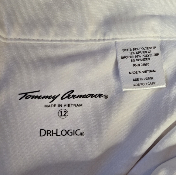 Tommy Armour Dri-Logic Pink & White Plaid Skort – Size 12, Golf/Tennis - Picture 4 of 5